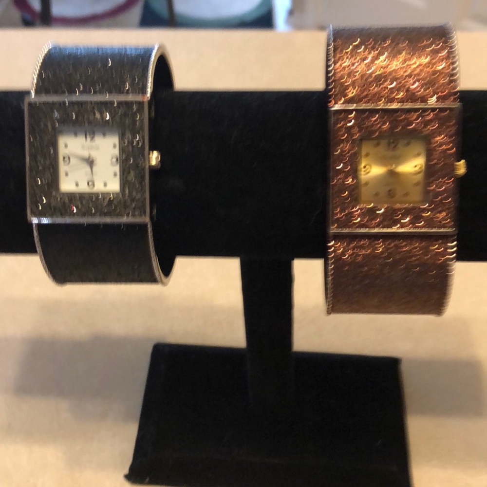 2 Bling watch bracelets. Both for $10